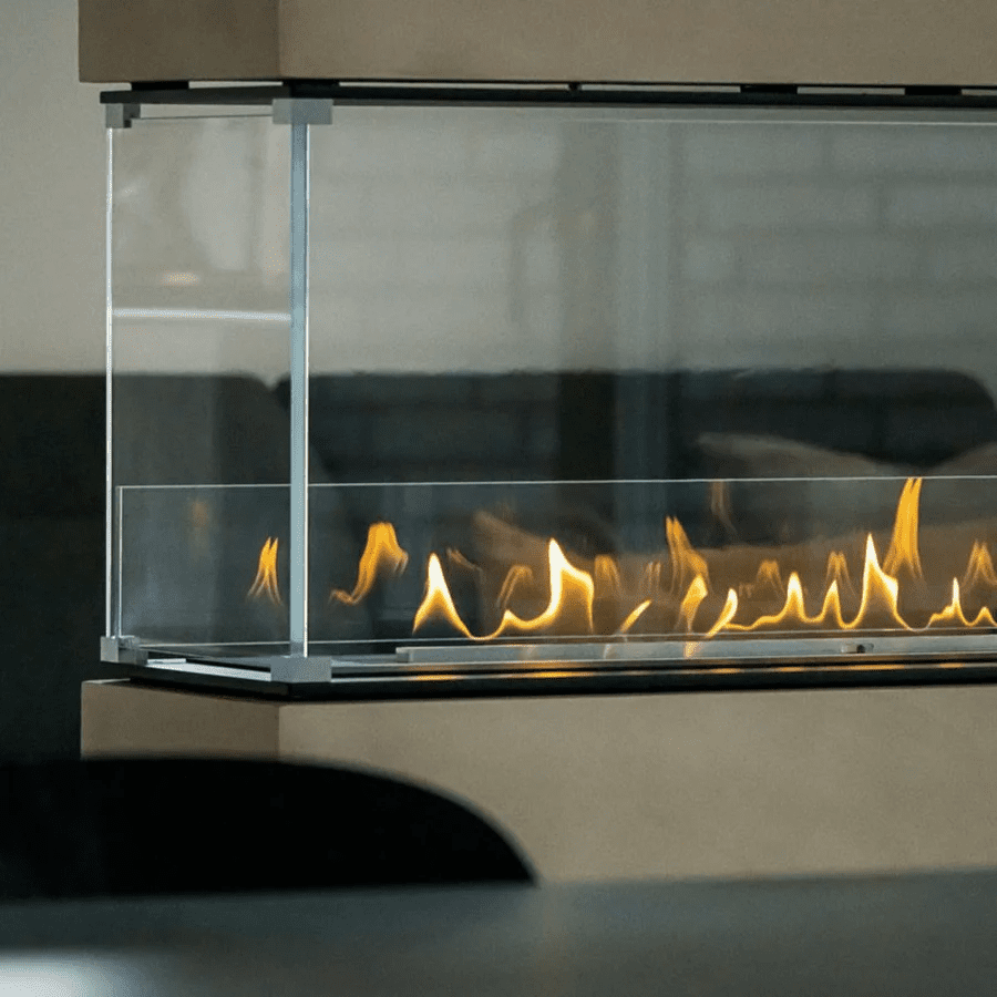 Best Decoflame Montreal Room Divider Net Zero Built-In Fireplace for Home Heating