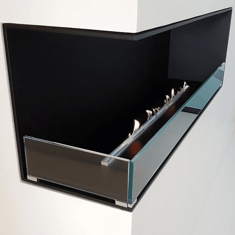 Buy Decoflame Montreal Left Corner Net Zero Built-In Fireplace with BEV for Homes