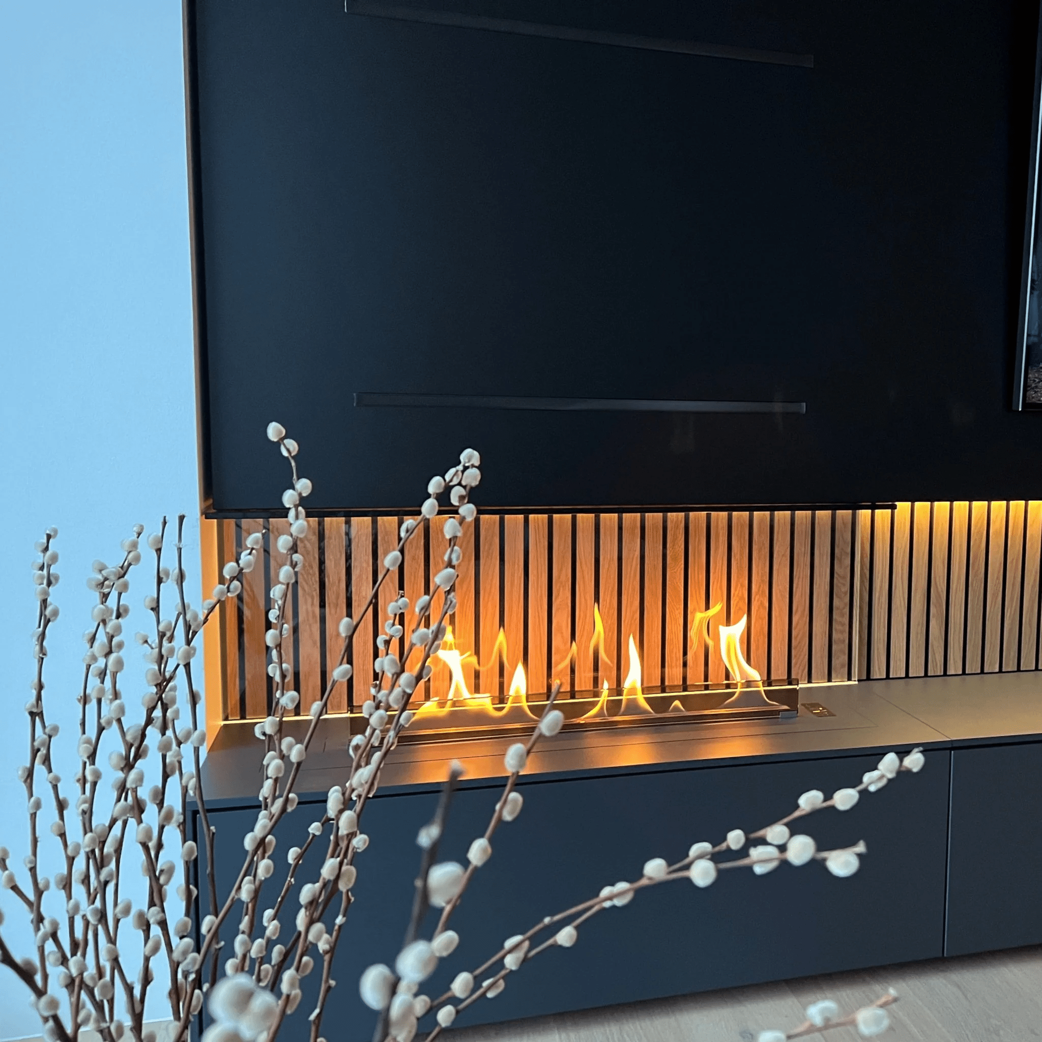 Simple controls and reliable Decoflame Net Zero Emission F3 Bioethanol Fireplace Insert