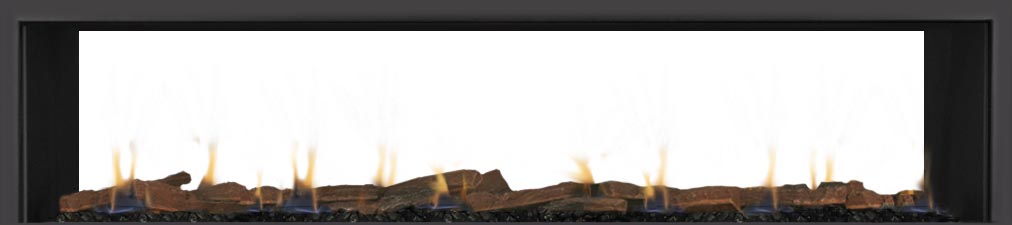 Real Flame Element 1800 DS Closeup View