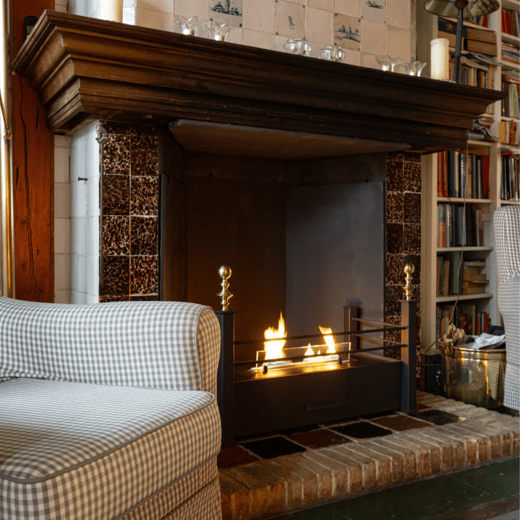 Decoflame Westminster Traditional Net Zero Fireplace With BEV (Burning Ethanol Vapour) technology