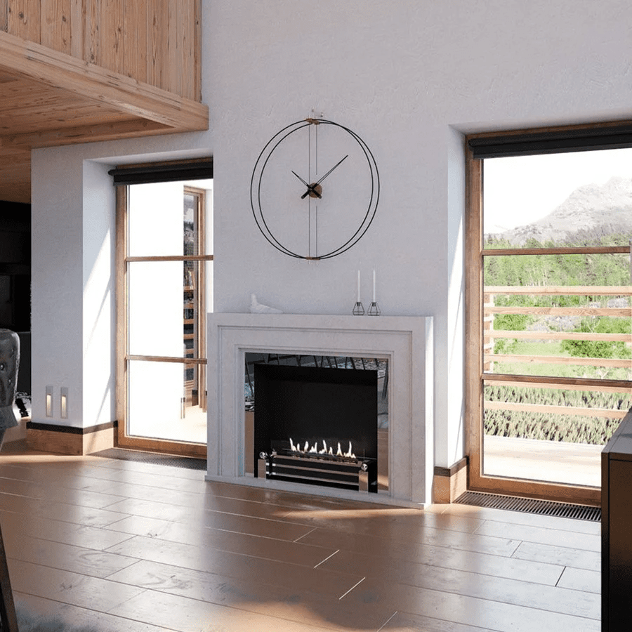 Decoflame Westminster Traditional Net Zero Fireplace With BEV technology