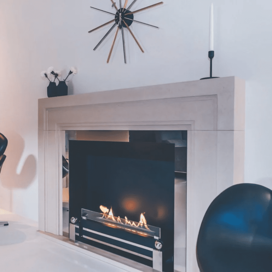 Premium Decoflame Westminster Traditional Net Zero Fireplace With BEV technology