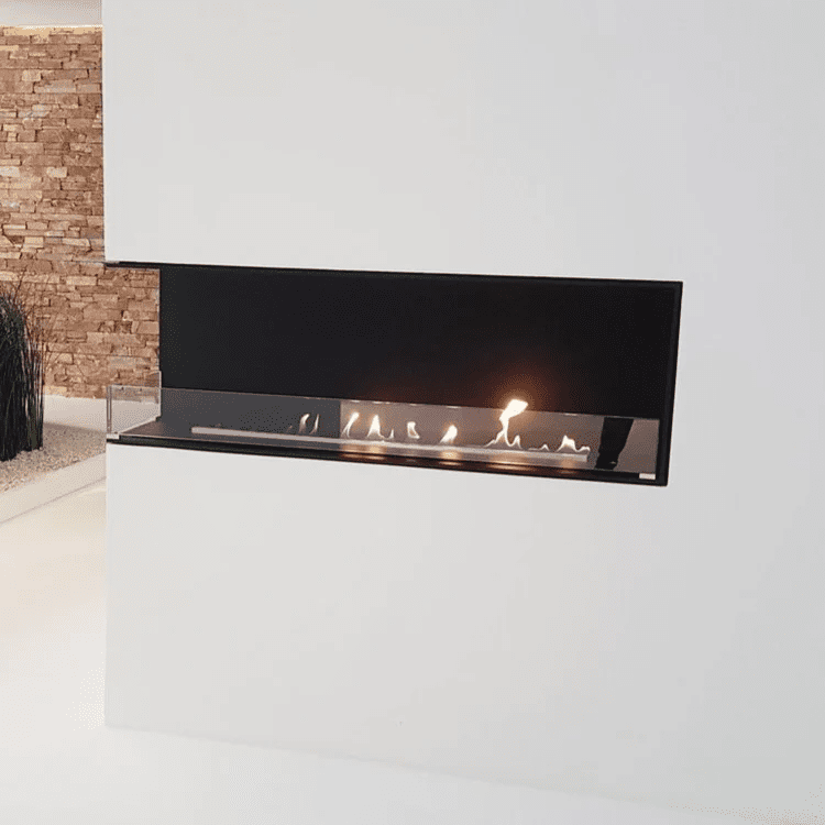 Best Decoflame Montreal Left Corner Net Zero Built-In Fireplace for Autumn with BEV Technology