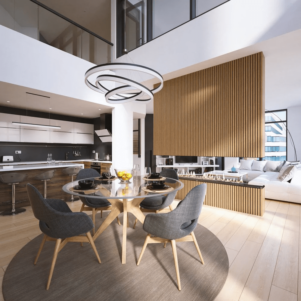 Decoflame Net Zero Emission F6 Bioethanol Fireplace Insert for Modern Living homes