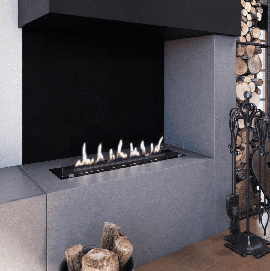 Electric Connected BEV Decoflame Net Zero Emission F6 Fireplace Insert