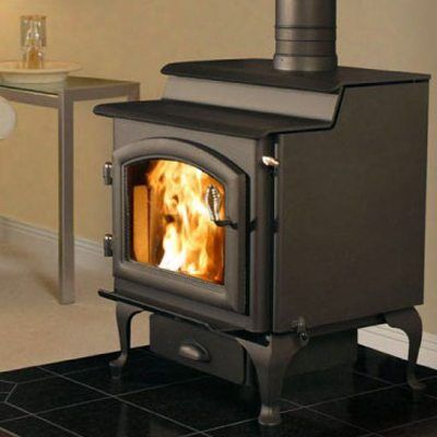 A Quadra-Fire 3100 Step Top wood stove adds warmth and comfort, one of the best wood heaters for autumn home heating