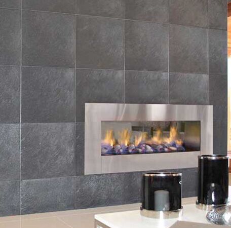 A Horizon Low Line inbuilt fireplace adds warmth and style to a modern home, one of the best gas log heaters for autumn comfort
