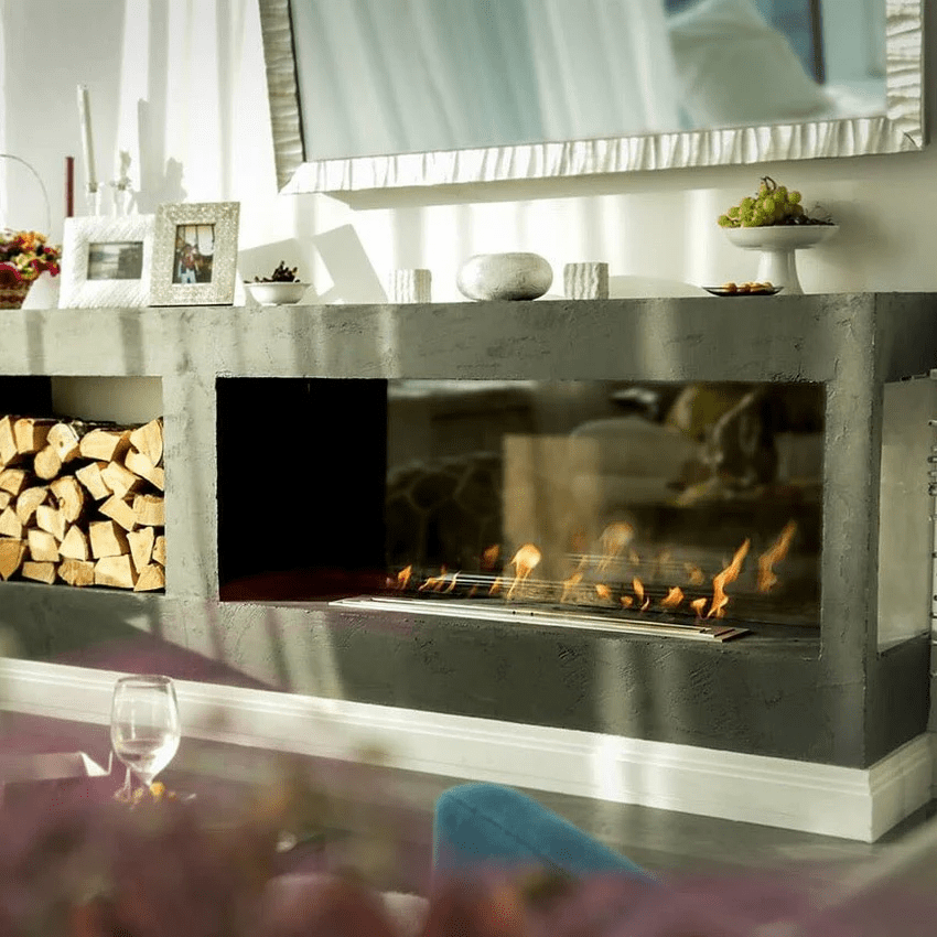 Decoflame Net Zero Fireplace Inserts - Automatic Refill & 8 to 16 Hour Burn Times - Best gas fireplaces for autumn warmth